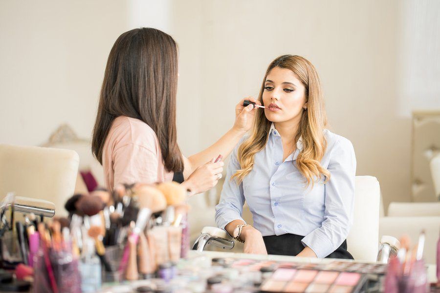 applying foundation