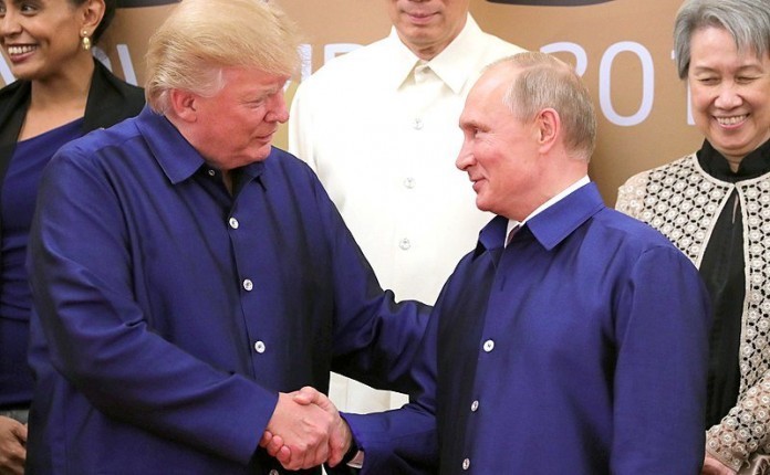 Putin grateful to Trump and CIA for helping foil terror plot Donald Trump Vladimir Putin