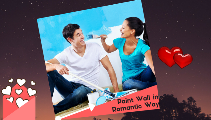 paint wall in romantic way