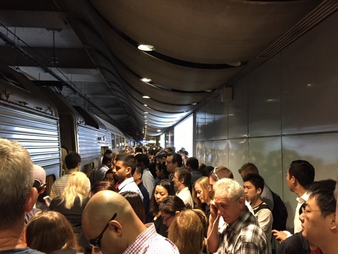 Sydney sardines: Overtime ban congests public transport sydney trains strike