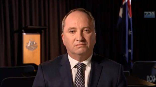Barnaby Joyce urges not to discuss his affair in TV interview