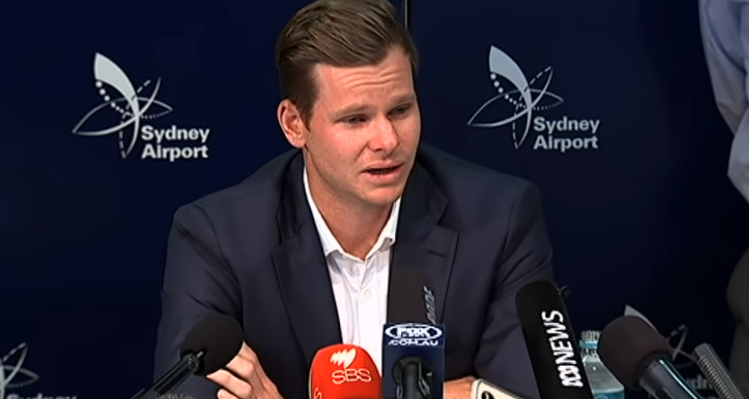 Steve Smith breaks down in tears as he apologises for ball-tampering scandal