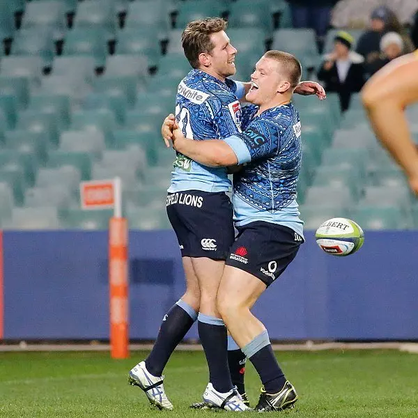Waratahs celebrate