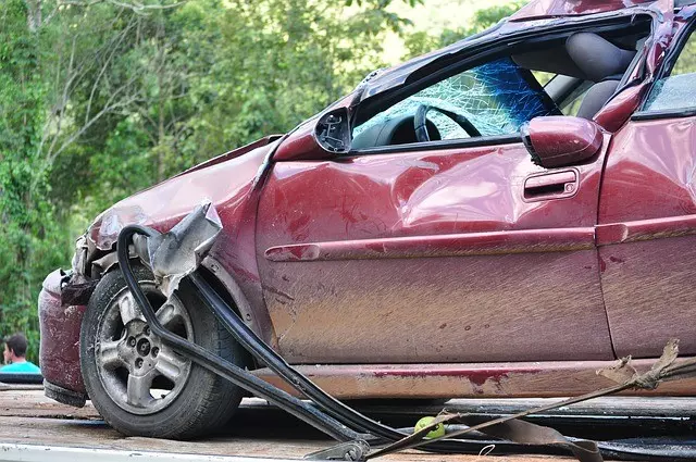 Salvaged car