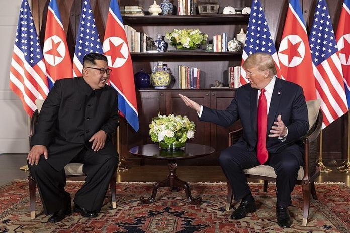 Trump Kim meeting Donald Trump awkwardly salutes North Korean General, faces backlash