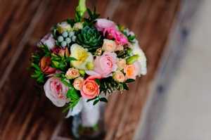 Flower arrangement on a table