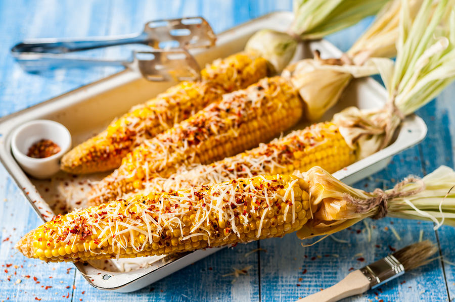 Chili and Cheese Grilled Corn on Cob