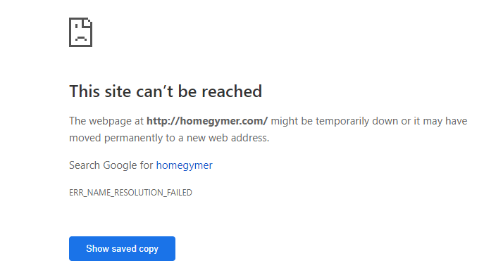 website down DMCA