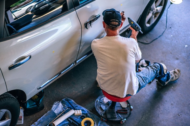 Fixing a car