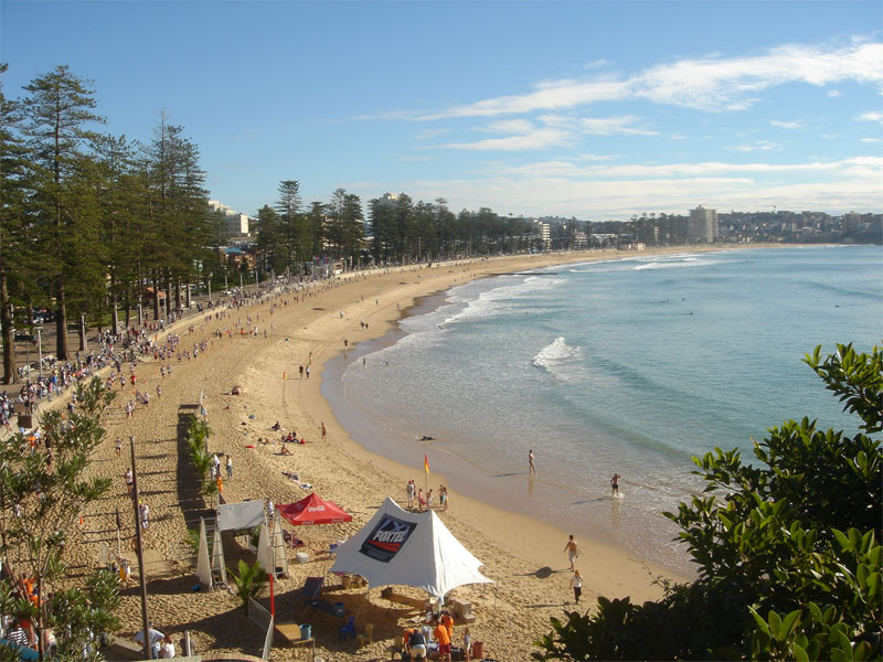 Manly beach in Sydney