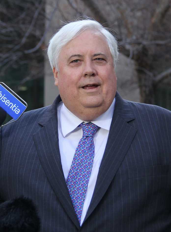 Clive Palmer facing potential legal action for use of Boy George song