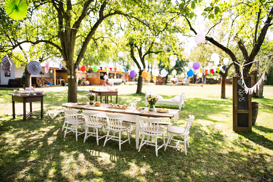 Backyard engagement party ideas