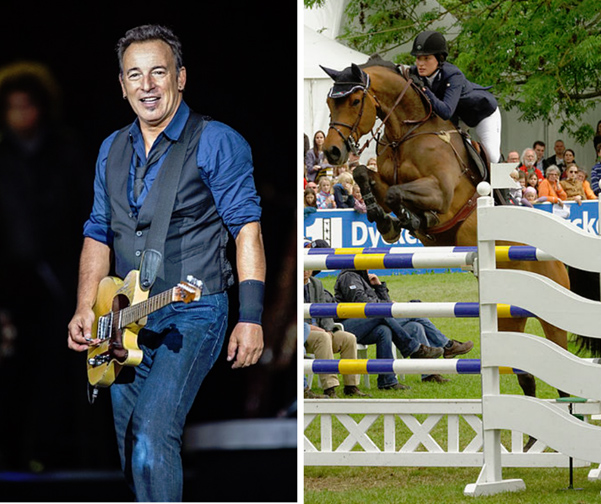 Bruce Springsteen and Jessica Springsteen