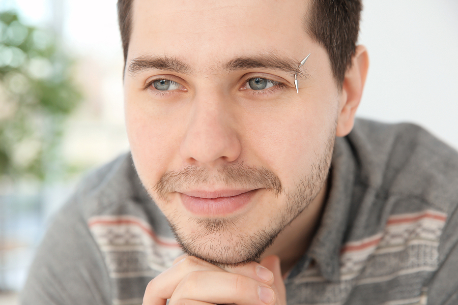 Eyebrow piercing