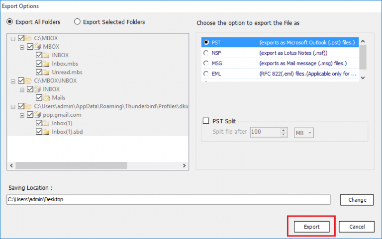export outlook for mac mail as pst