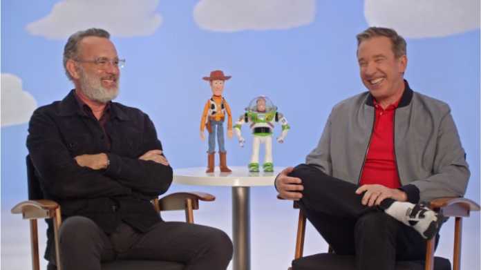 Tom Hanks and Tim Allen brings Toy Story 4 magic to a children's hospital Tom Hanks and Tim Allen brings Toy Story 4 magic to a children's hospital