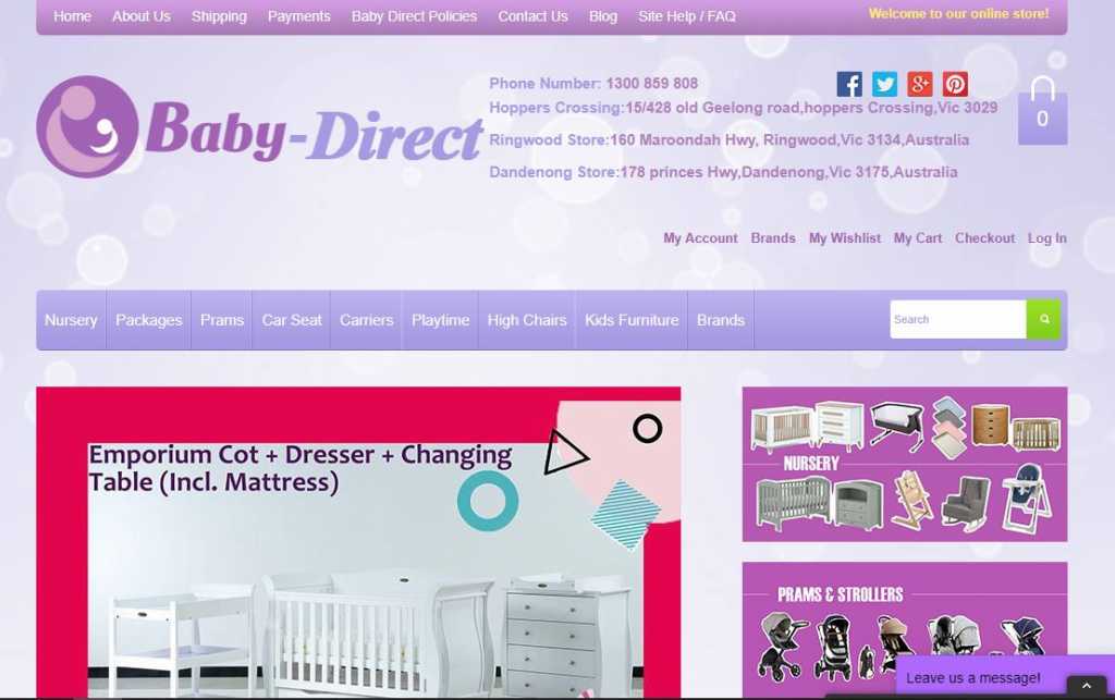 baby supply stores