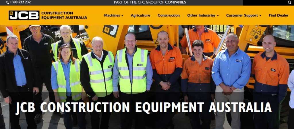 JCB Construction Equipment Australia