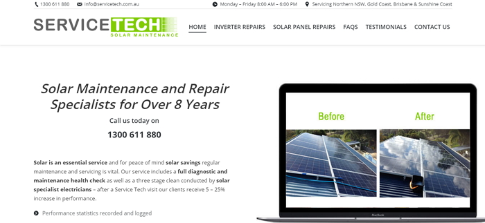 Service Tech Solar Maintenance