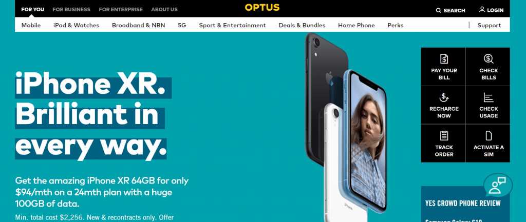 Yes Optus Hobart