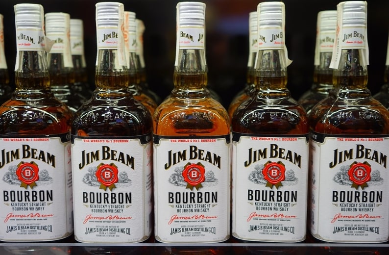 Jim Beam’s Kentucky warehouse and 45,000 barrels of bourbon engulfed by flames