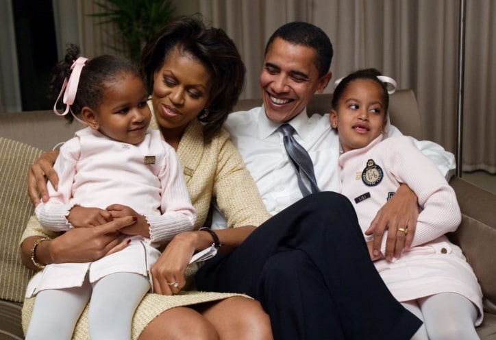 Michelle Obama on bringing up daughters Malia and Sasha in The White House