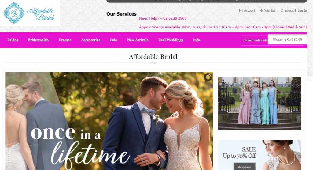 Best Bridal Shops in Canberra