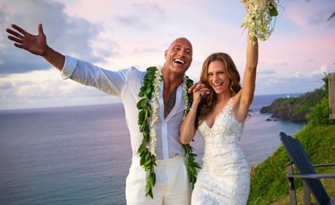 Dwayne Johnson finally marries long-time love Lauren Hashian