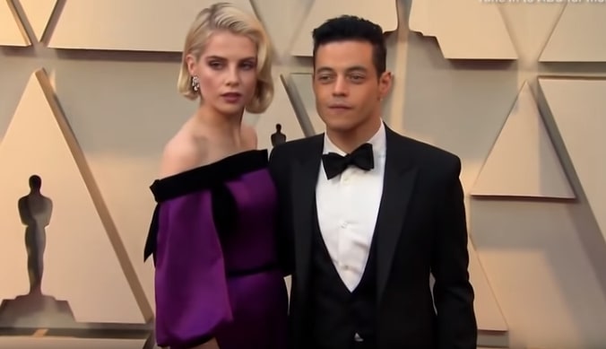 Rami Malek offers a rare glimpse into his relationship with Lucy Boynton