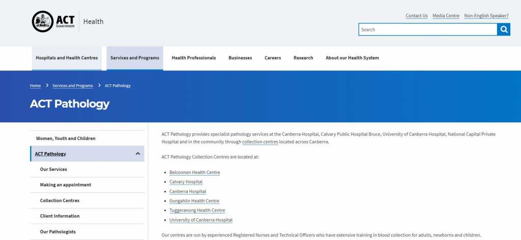 Best Pathologists in Canberra