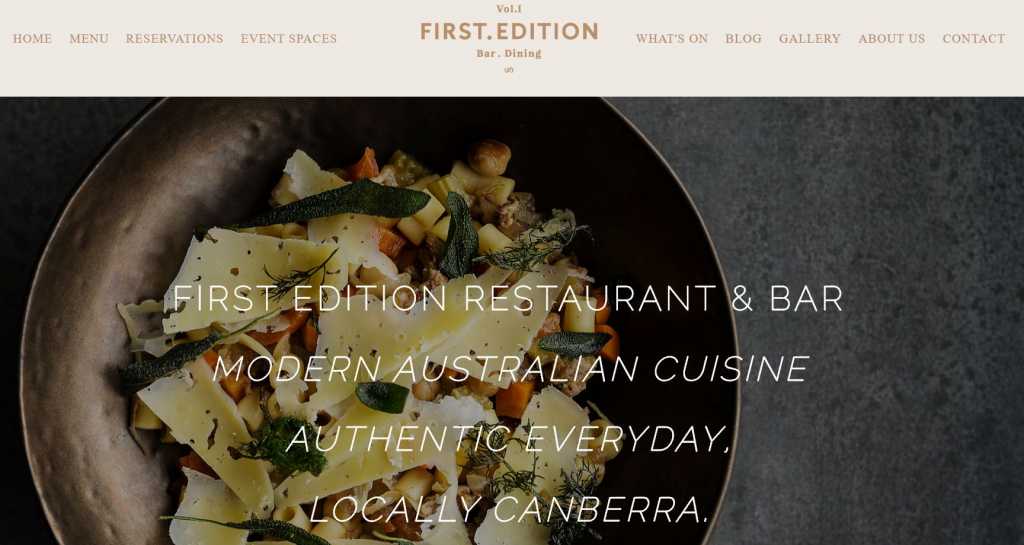 Best Australian Restaurants in Canberra