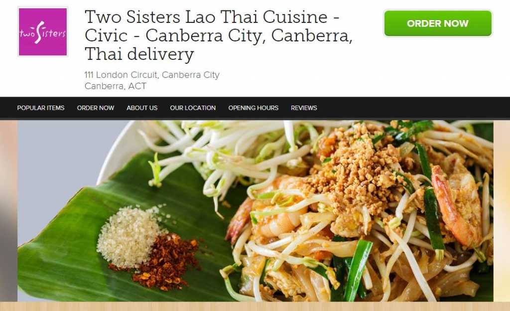Best Delivery Restaurants in Canberra