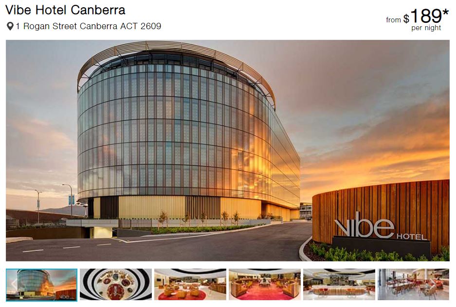 Best Hotels in Canberra