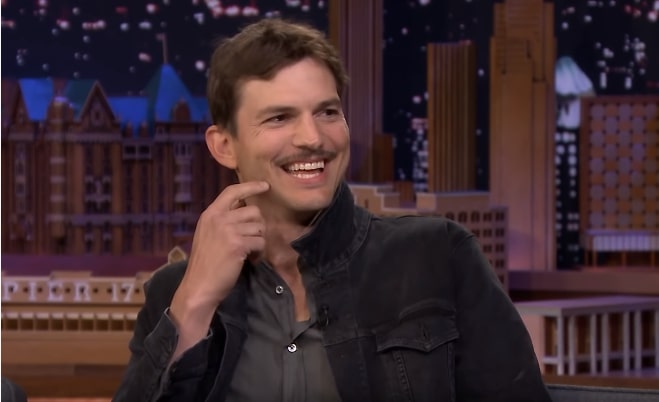 Ashton Kutcher says Adele is the reason behind his “spite ‘stache”