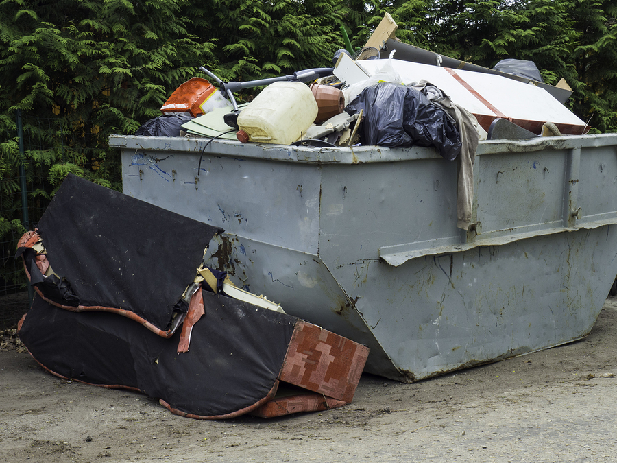 Not packing your skip efficiently