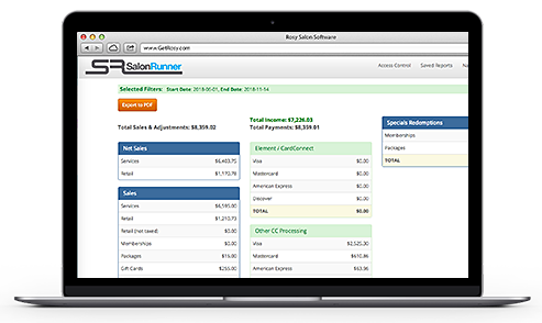 Rosy salon software