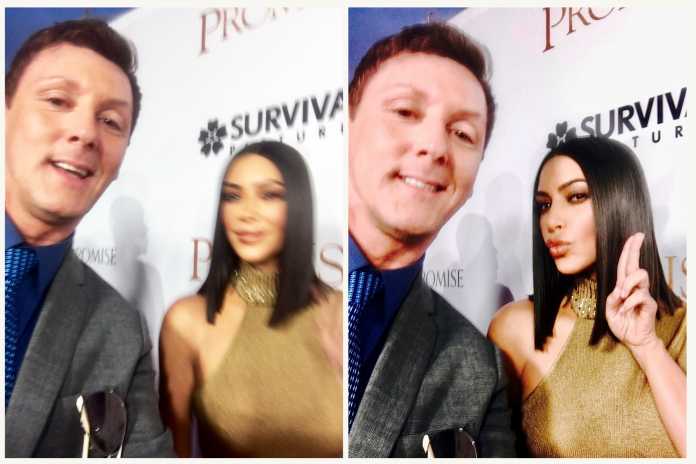Kim Kardashian taught Sean Borg how to take perfect selfies