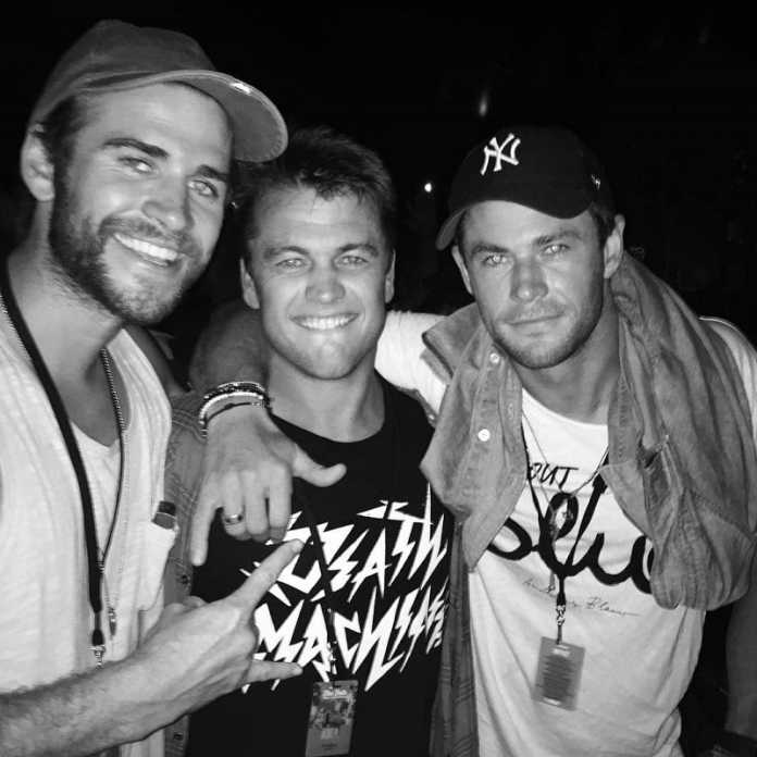 Liam Hemsworth moving on from Miley Cyrus, Sister-in-law got his back Liam Hemsworth Chris Hemsworth Luke Hemsworth