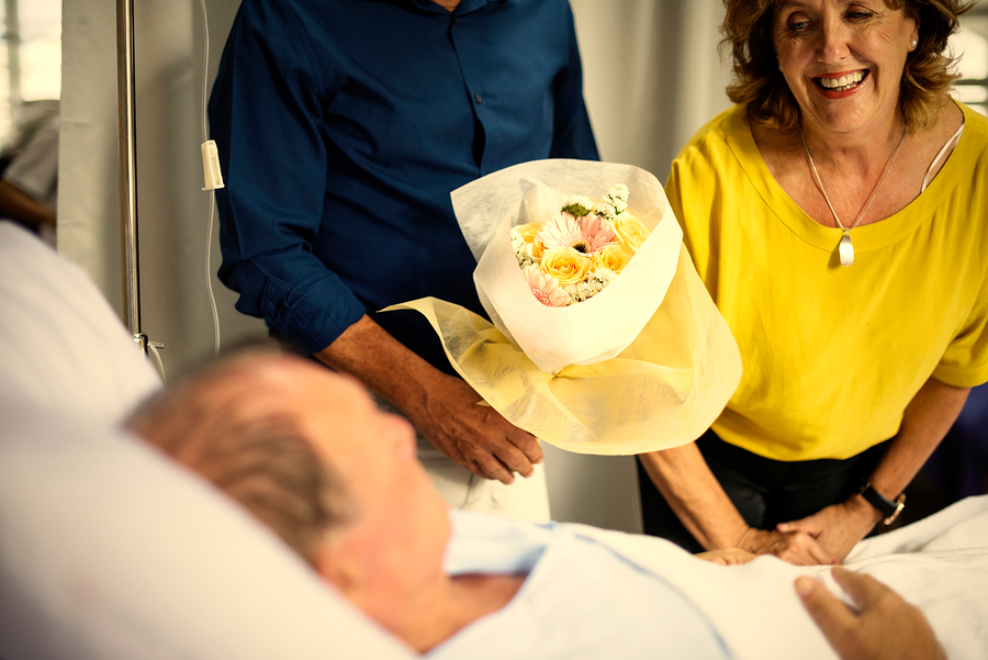 flowers for a sick person