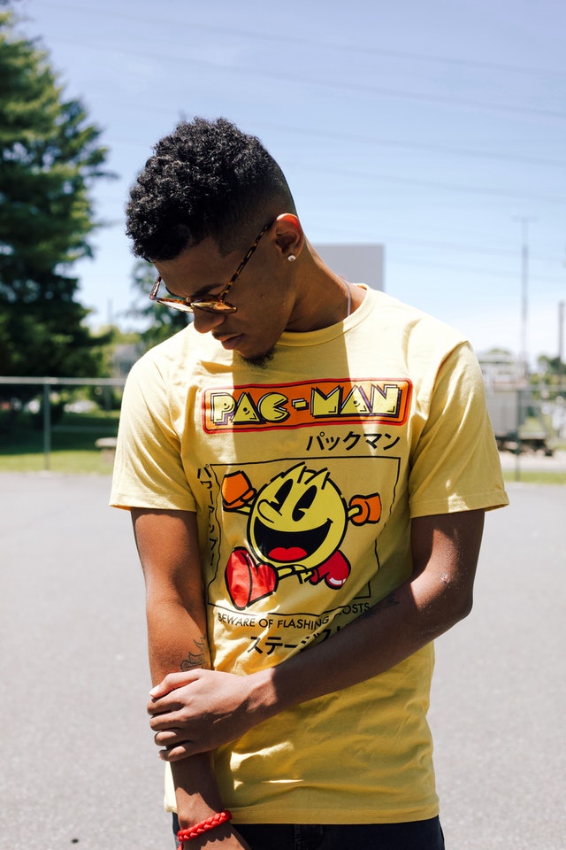 tips to designing custom t-shirts pacman shirt