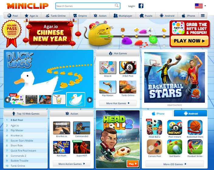 Miniclip the best game for children