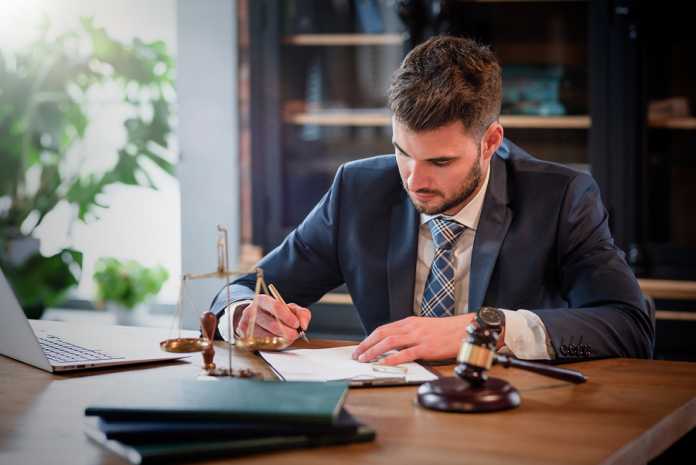 Lawyer Or Attorney Working In The Office. Law And Justice Concep Conveyancing lawyers who will help you understand the processes