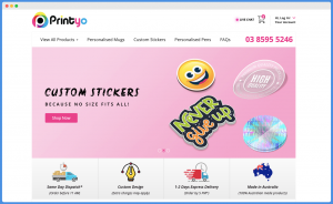 printyo homepage screenshot