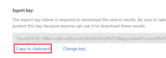 Download result and copy to clipboard Change Key