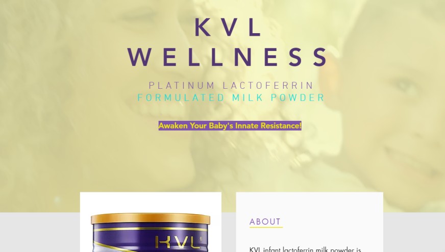 Platinum Lactoferrin Formulated Milk Powder