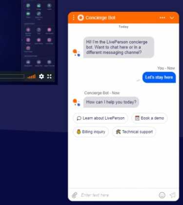 liveperson chatbots