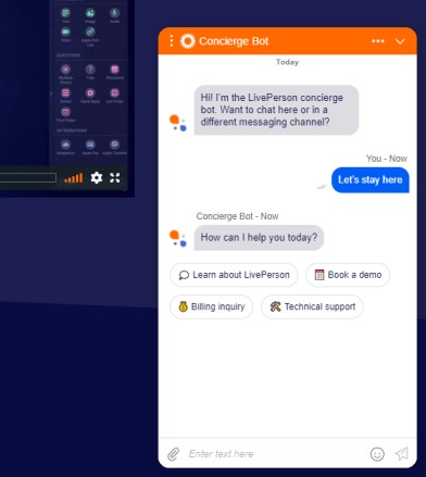 chat-bot LivePerson