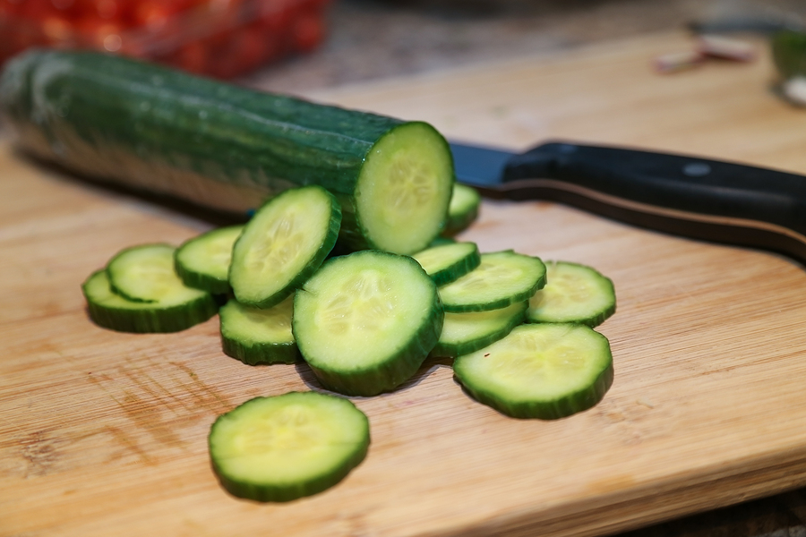 Cucumber slices