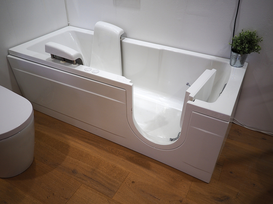 Have walk-in tub in the bathroom