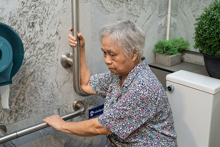 Install grab bars